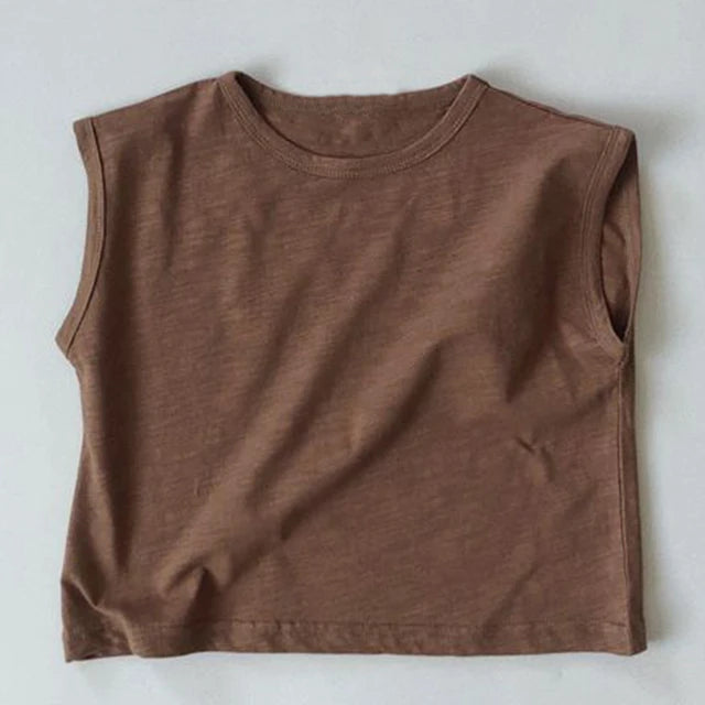 Boys Sleeveless Tank T-Shirt