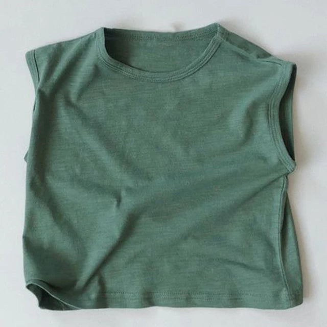 Boys Sleeveless Tank T-Shirt