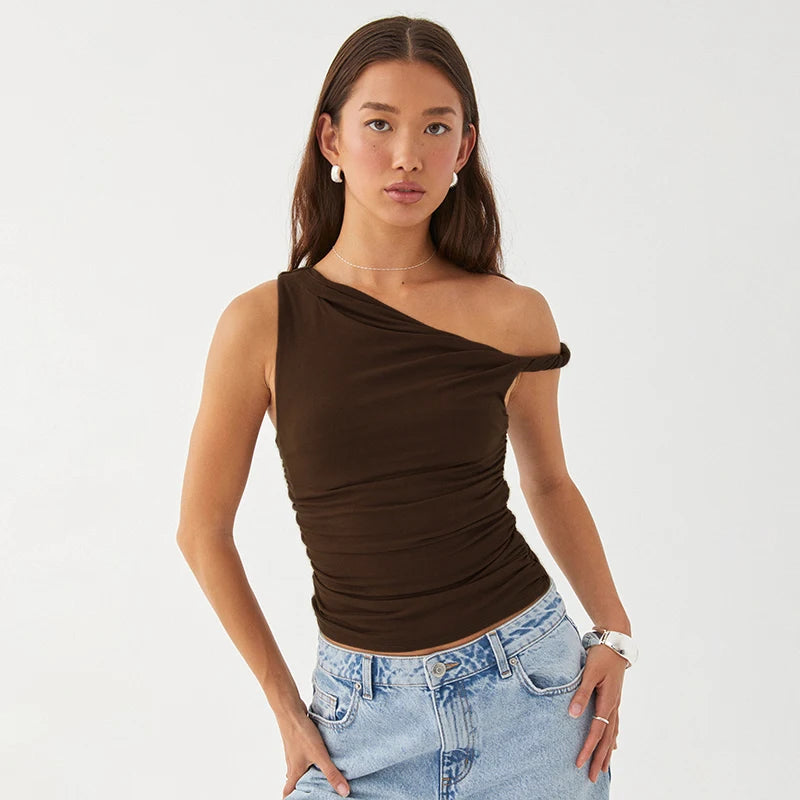 Phoebe Ruched Crop Top