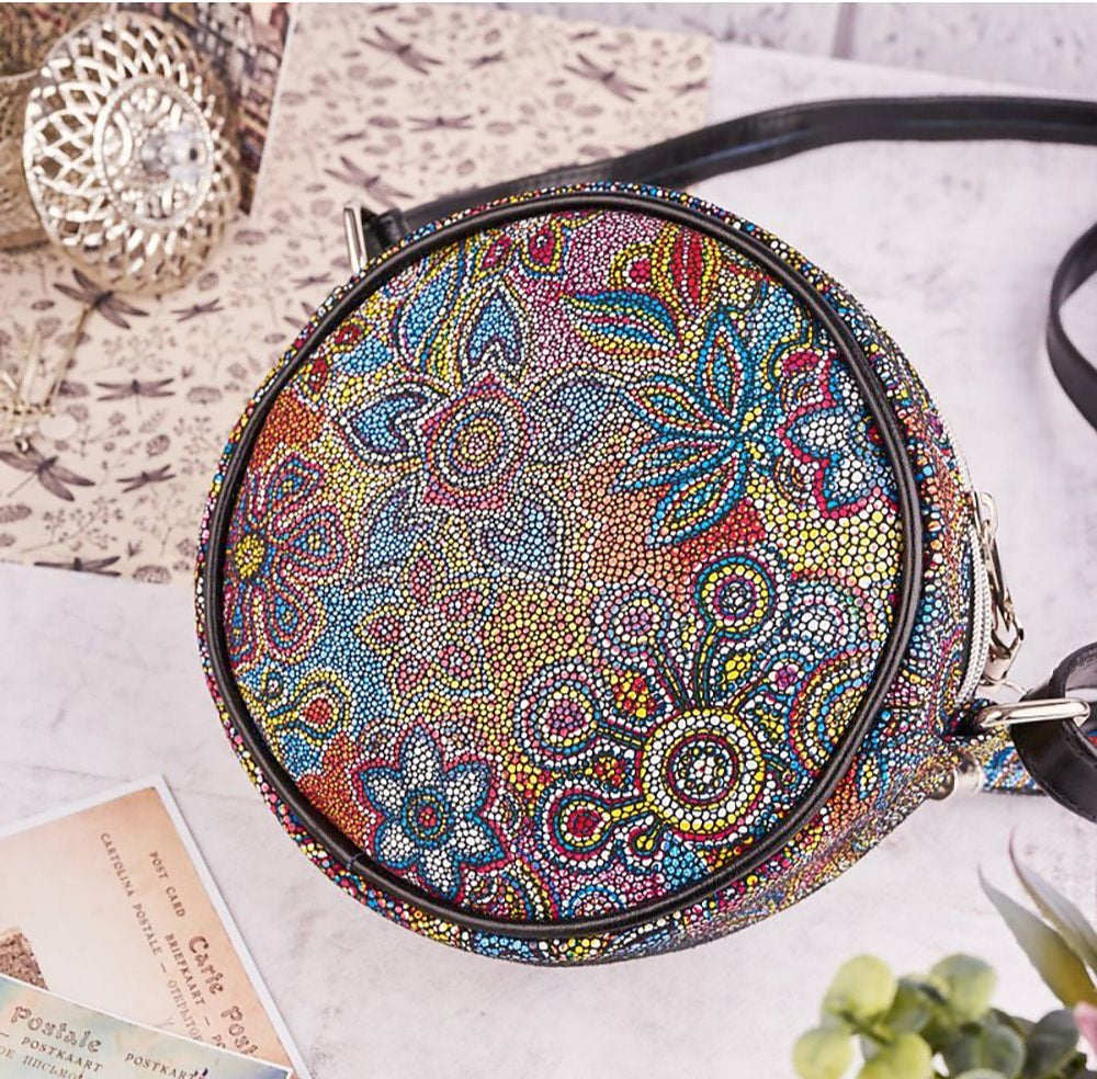 Natural leather bag model 173154 Galanter