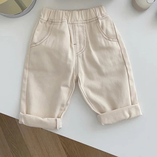 Unisex Casual Soft Denim Jeans