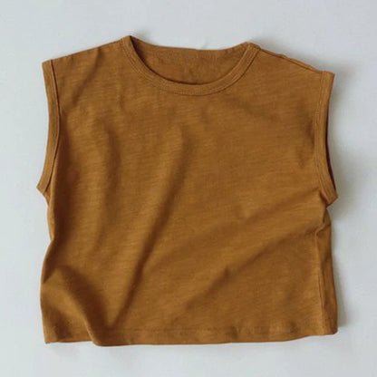 Boys Sleeveless Tank T-Shirt