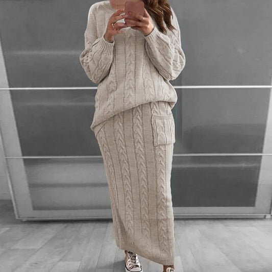 Emma Knit Sweater And Skirt Set