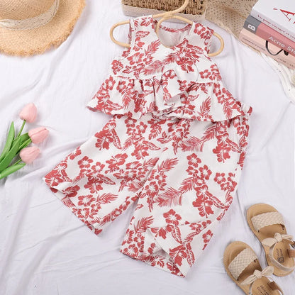 Girls Retro Top And Pants