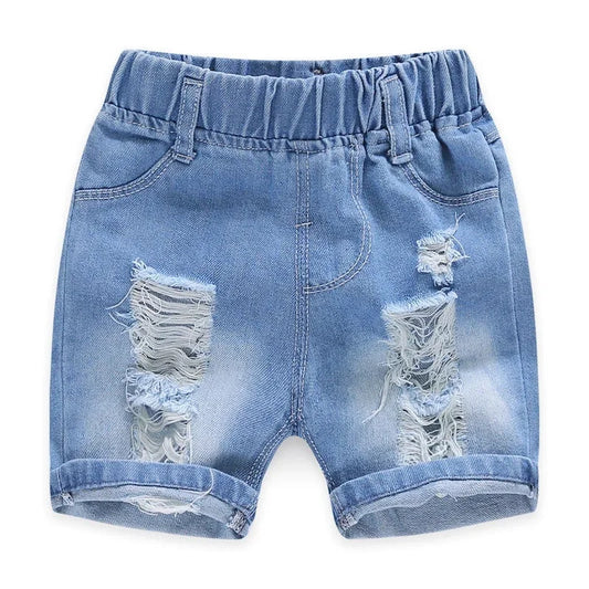 Boys Denim Ripped Jean Shorts