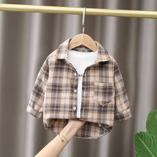 Boys Plaid Shirt