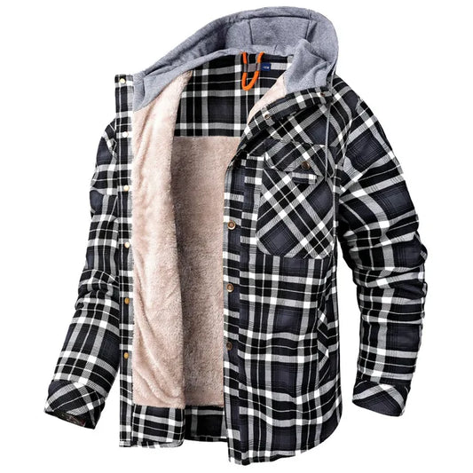 The Chuck Hooded Check Jacket