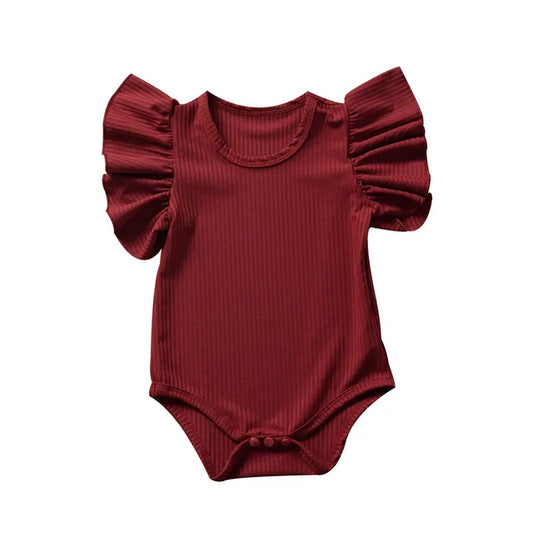 Large Ruffle Short Sleeve Bodysuit