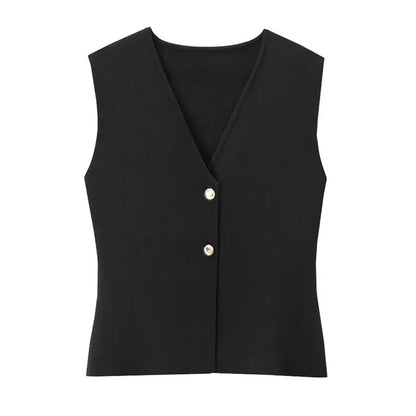 Trina Sleeveless Crop Vest