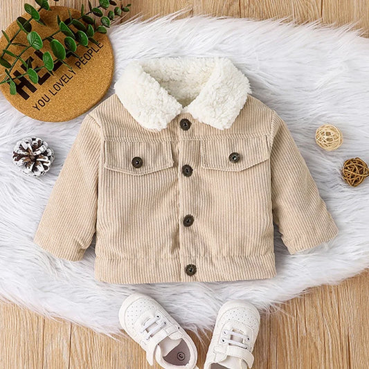 Winter Corduroy Long Sleeve Jacket