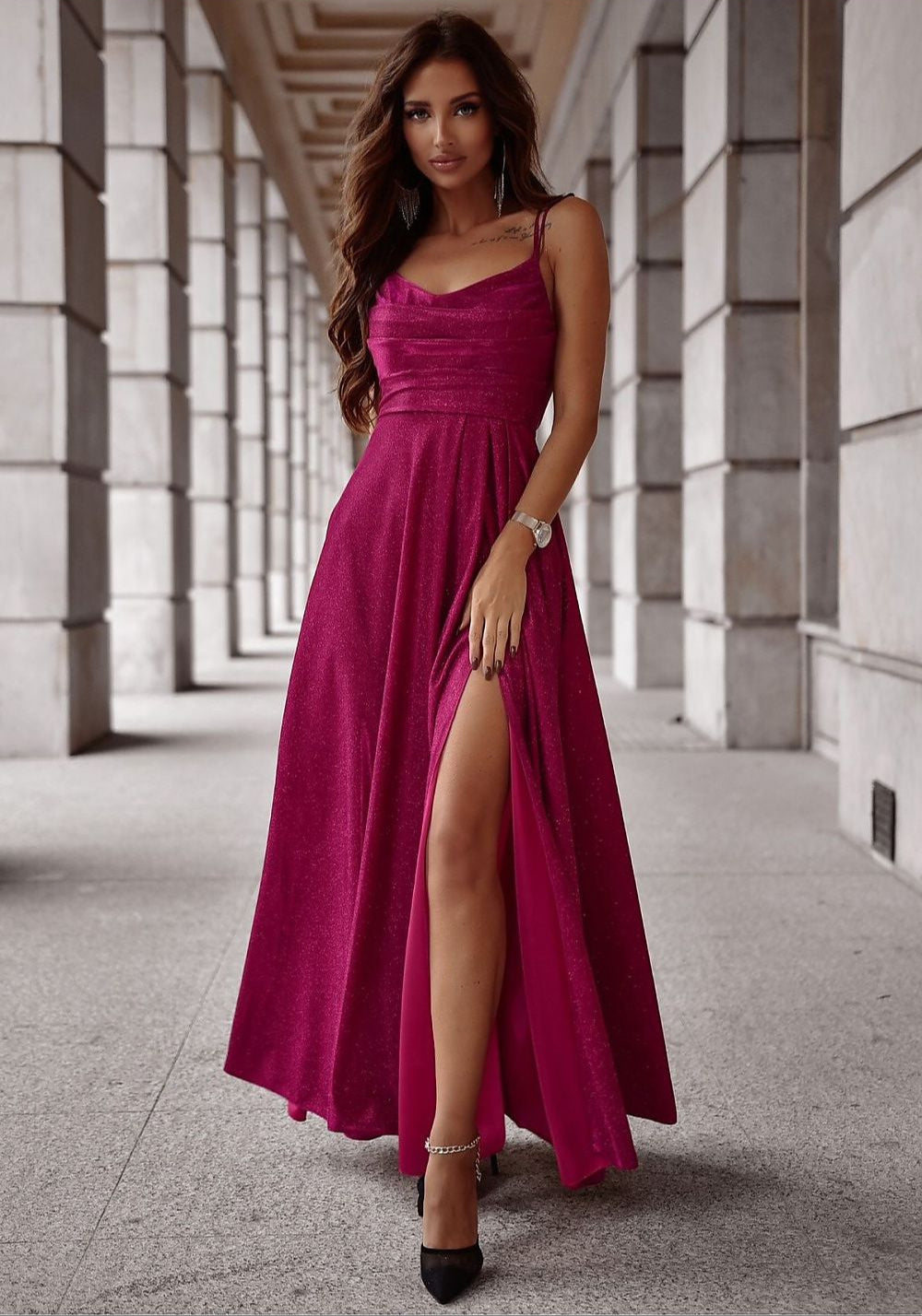  Long dress model 208845 With You 